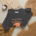 Halloween Sweatshirt for Women | Black Cat Halloween Crewneck | Spooky Season Fall Pullover | Cozy Autumn Sweater
