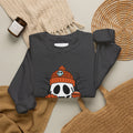Halloween Ghost Pumpkin Sweatshirt for Women & Unisex | Cozy Spooky Season Crewneck