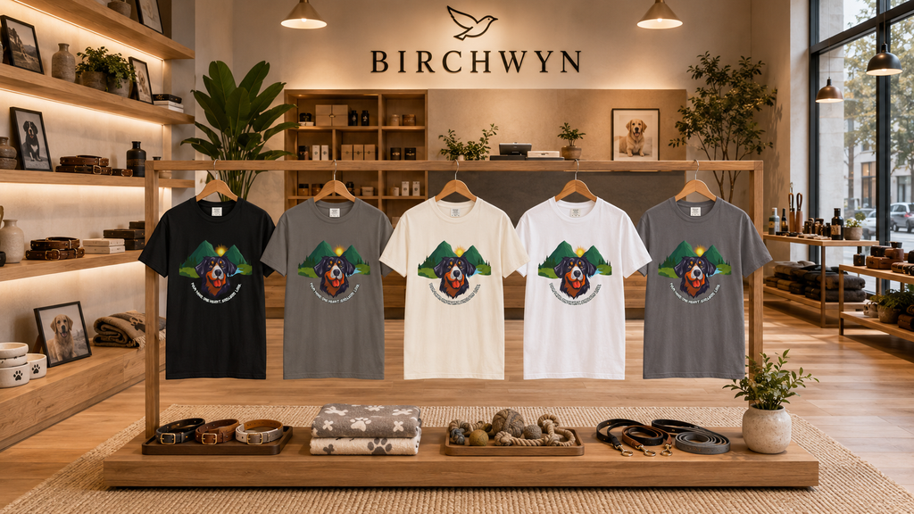 Bernese Mountain Dog T-Shirt for Dog Lovers | Dog Mom Graphic Tee | Unisex Cotton T-Shirt | Dog lover tee