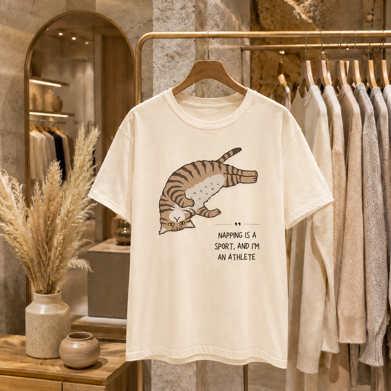 Cute Cat Lover T-Shirt for Women | Funny Cat Mom Comfort Colors Tee