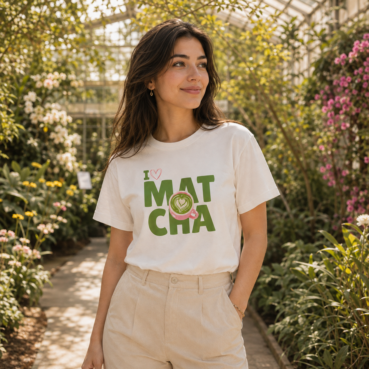 I Love Matcha T-Shirt | Cute Matcha Lover Gift for Women