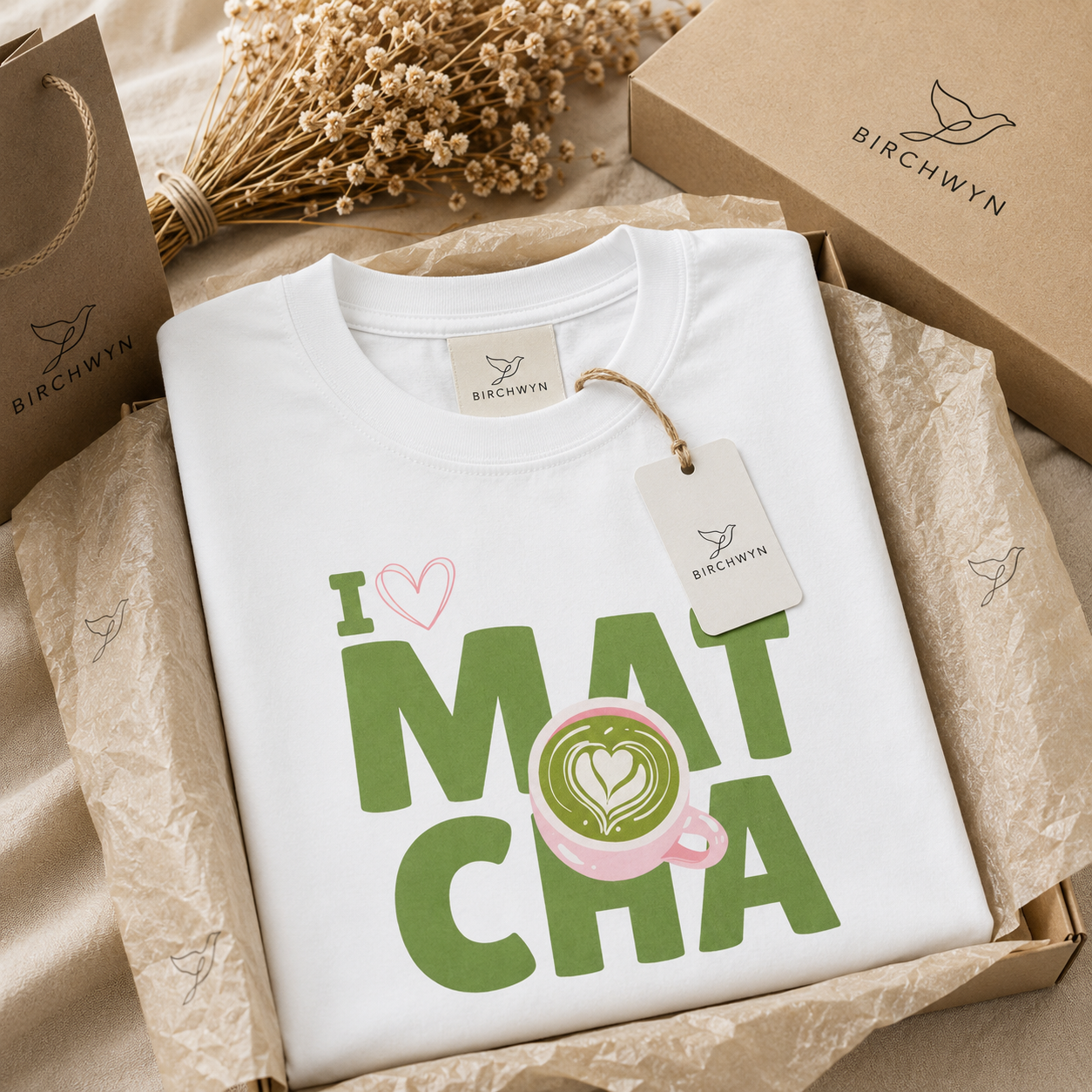 I Love Matcha T-Shirt | Cute Matcha Lover Gift for Women